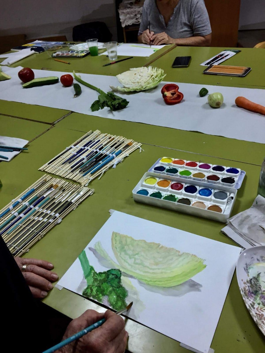 ציור ירקות ופירות (13)